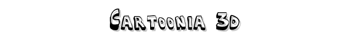 Cartoonia_3D font