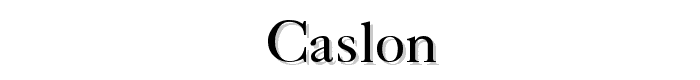 Caslon police