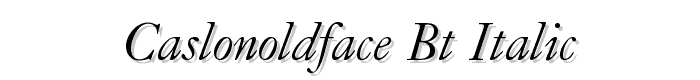 CaslonOldFace%20BT%20Italic font