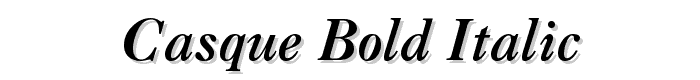 Casque%20Bold%20Italic font