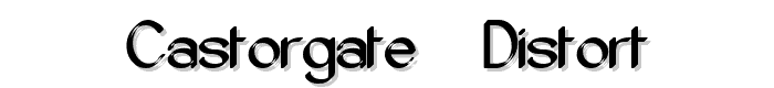 Castorgate%20-%20Distort font