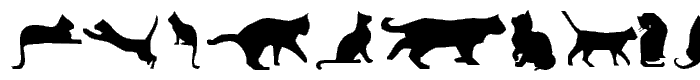 Cat%20Silhouettes font