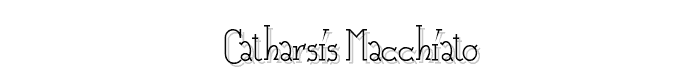 Catharsis%20Macchiato font