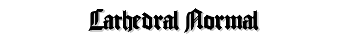 Cathedral%20Normal font