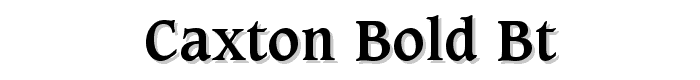 Caxton Bold BT font