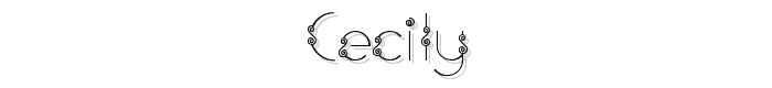 Cecily font