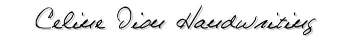 Celine%20Dion%20Handwriting font