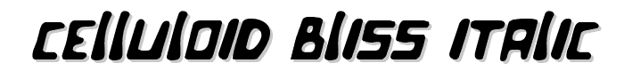 Celluloid%20Bliss%20Italic font