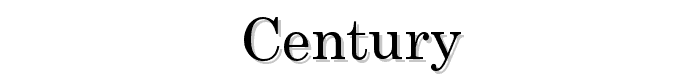 Century font