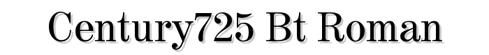 Century725%20BT%20Roman font