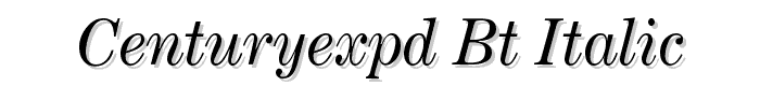 CenturyExpd%20BT%20Italic font