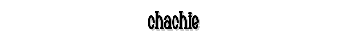 Chachie font