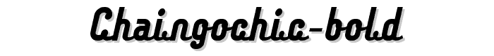 Chaingochic%20Bold font