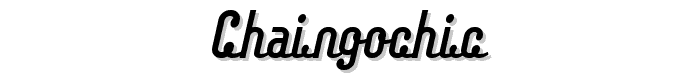 Chaingochic font