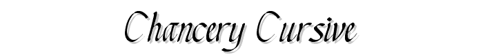 Chancery%20Cursive font