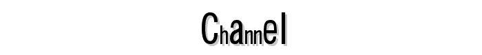 Channel font