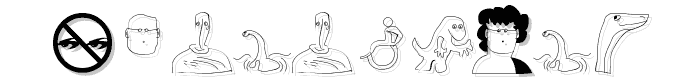Characters font