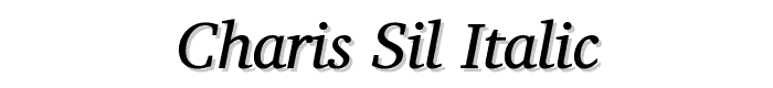 Charis%20SIL%20Italic font