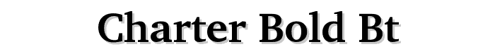 Charter%20Bold%20BT font