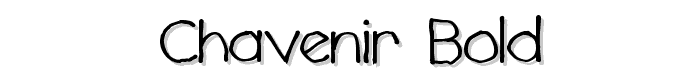 Chavenir Bold font