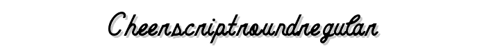 CheerScriptROUNDRegular font