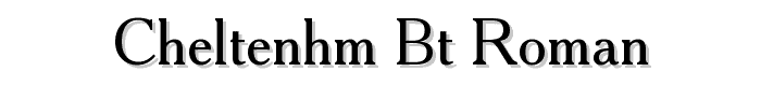 Cheltenhm%20BT%20Roman font