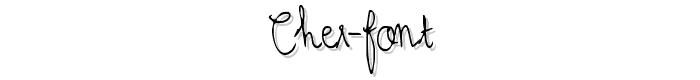 Cher%20Font font