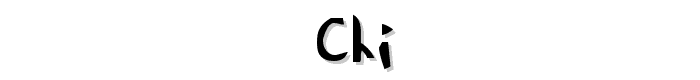 Chi font