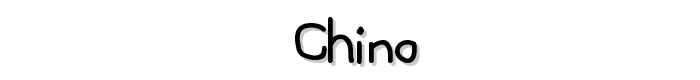Chino font