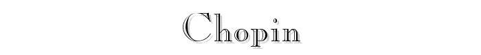 Chopin font