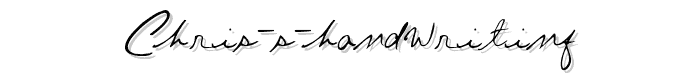 Chris%20s%20Handwriting font