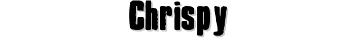 Chrispy font