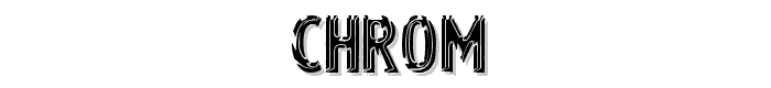 Chrom font