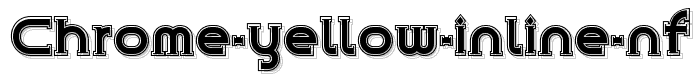 Chrome Yellow Inline NF font