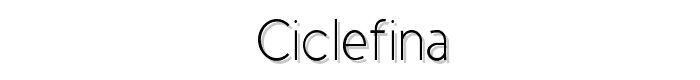 CicleFina font
