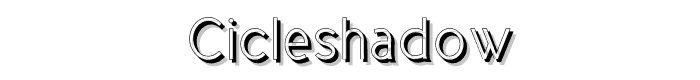 CicleShadow font