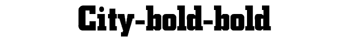 City-Bold-Bold font