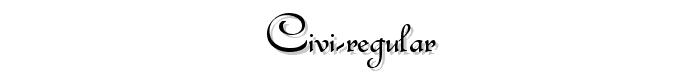 Civi%20Regular font