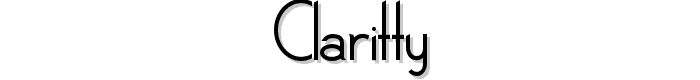 Claritty font
