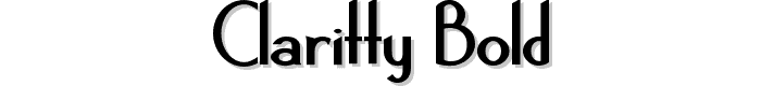 Claritty_Bold font
