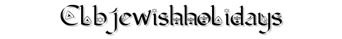 ClbJewishHolidays font