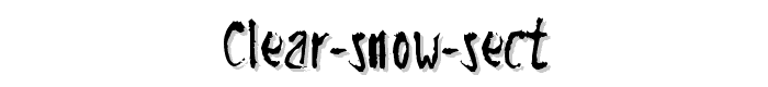 Clear%20Snow%20Sect font
