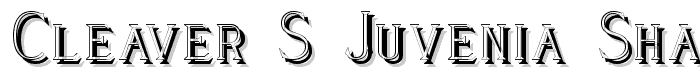 Cleaver%27s_Juvenia_Shadowed font
