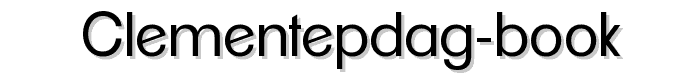 ClementePDag-Book font