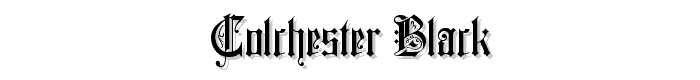 Colchester%20Black font