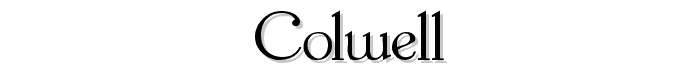 Colwell font