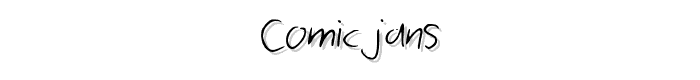 ComicJans font