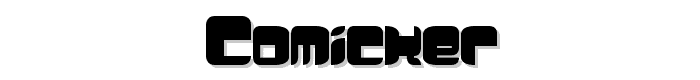 Comicker font