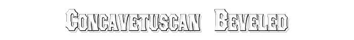ConcaveTuscan%20Beveled font