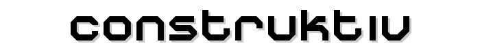 Construktiv font